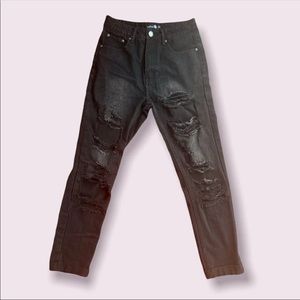 baggy ripped jeans